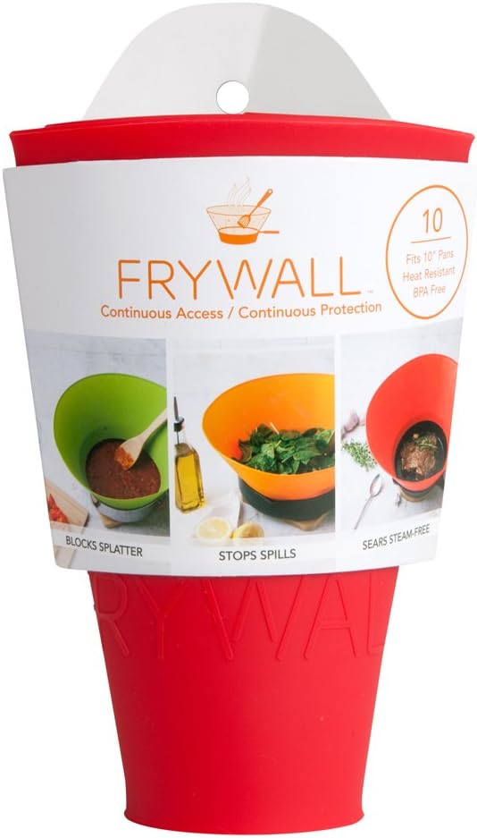 Non-Stick Silicone Frywall Splatter Guard