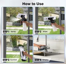 Wireless Rechargeable Glass Cleaning Tool