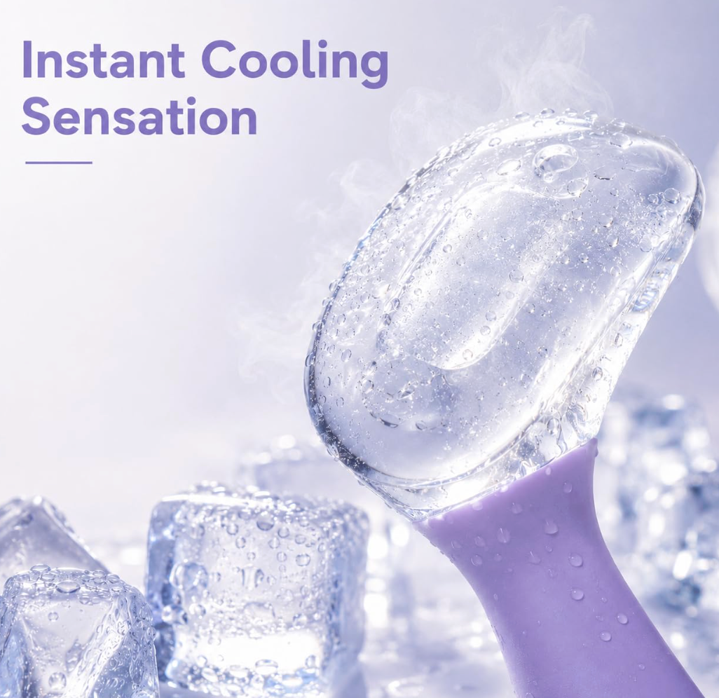 Reusable Silicon Face Ice Roller Massager