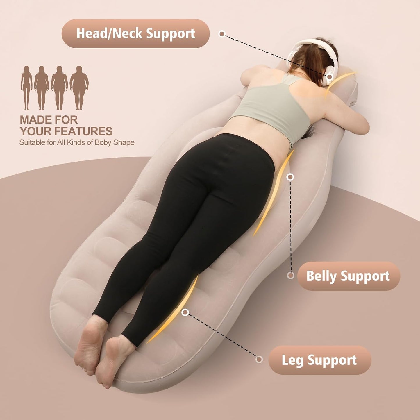 Inflatable Pregnancy Pillow