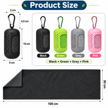 Professional Mini Portable Pocket Towel & High-Velocity Microfiber Quick-Dry Athletic Cloth
