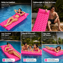 Water Floating Mat | Comfort Ergonomic Sunbathing Air Bed