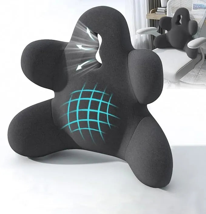 Support Pillow for Office, Car & Home Chair | Improve Lower Back Pain Relief & Sitting Posture