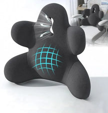 Support Pillow for Office, Car & Home Chair | Improve Lower Back Pain Relief & Sitting Posture