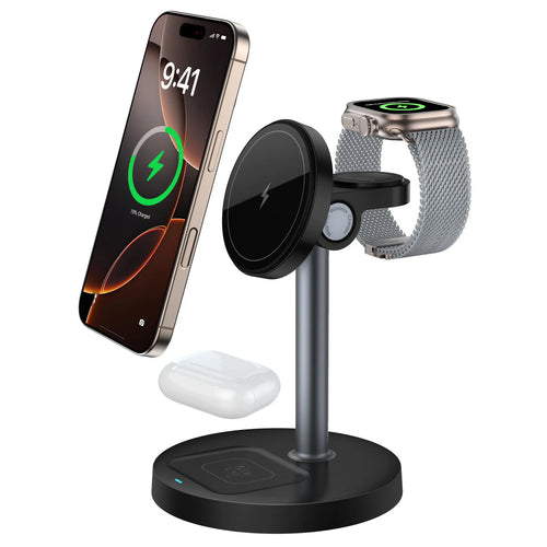 3-in-1 Fast Wireless Charging Station for All Your Devices
