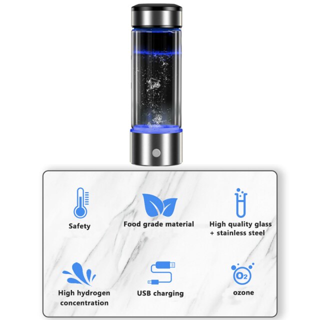430ml Hydrogen Water Bottle – Drink Pure, Healthy Water Every Day