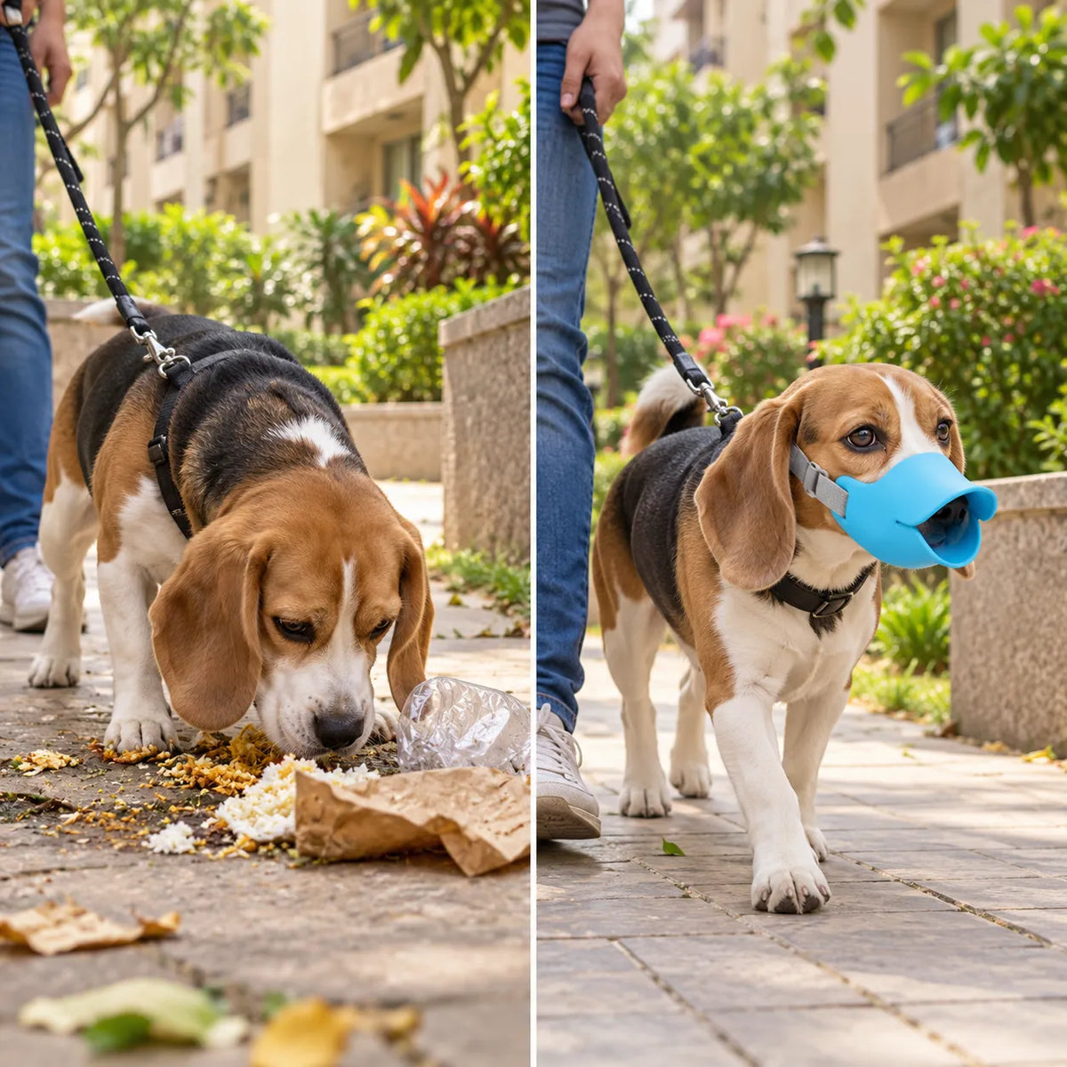 Waterproof Durable Duckbill Dog Muzzle Adjustable Silicone Breathable Anti-Bite Anti-Bark Pet Safety Mouth Cover Guard