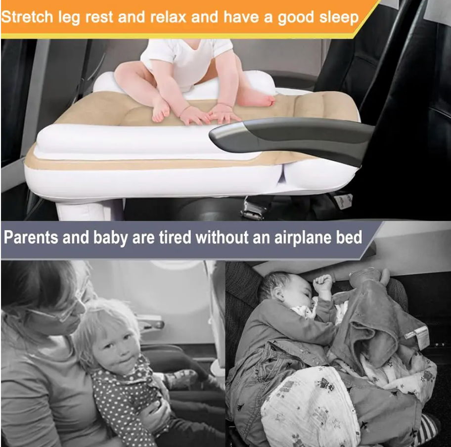 Inflatable Baby Airplane Bed