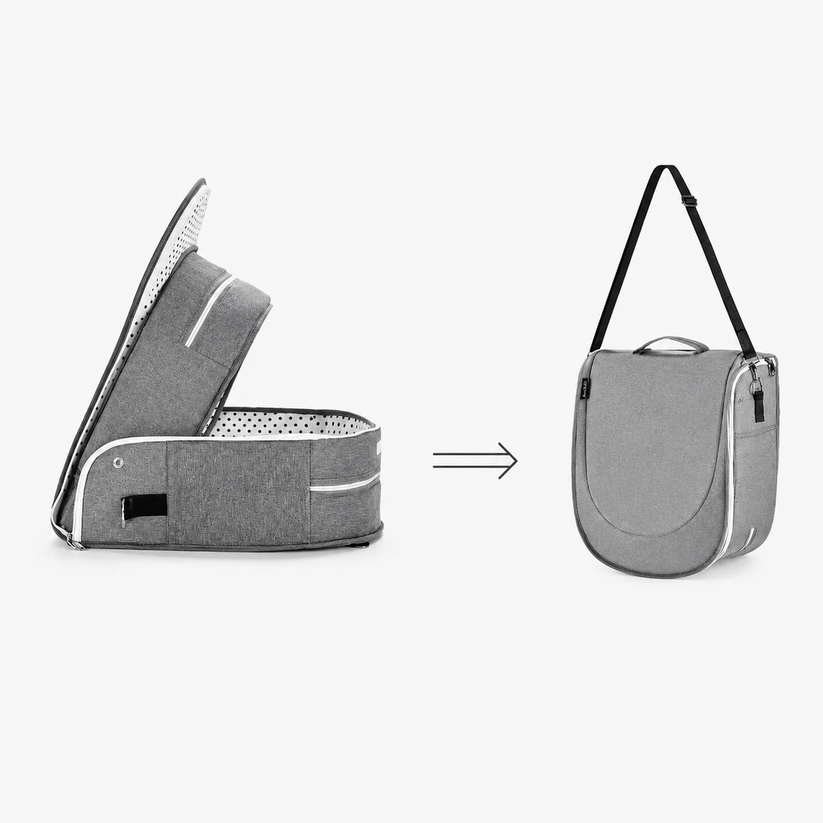 Foldable Diaper Bag Co-Sleeper