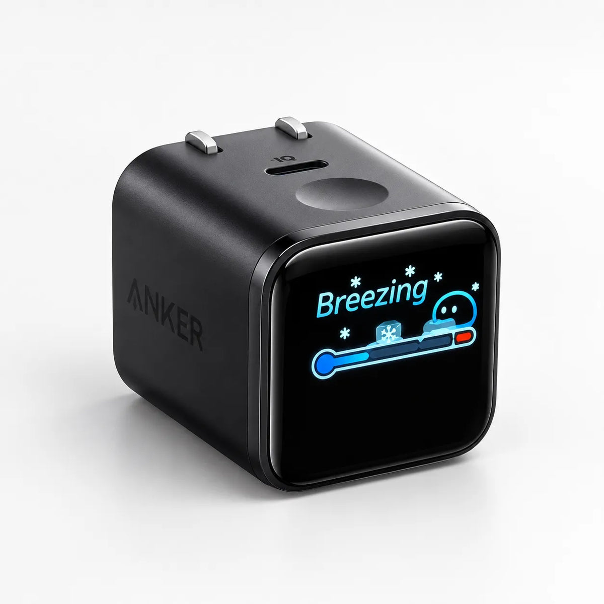 Anker Smart Display Charger, 45W Fast Charging USB C Charger with Smart Recognition, Built-in Maintenance Mode, Compact with 180° Foldable Plug