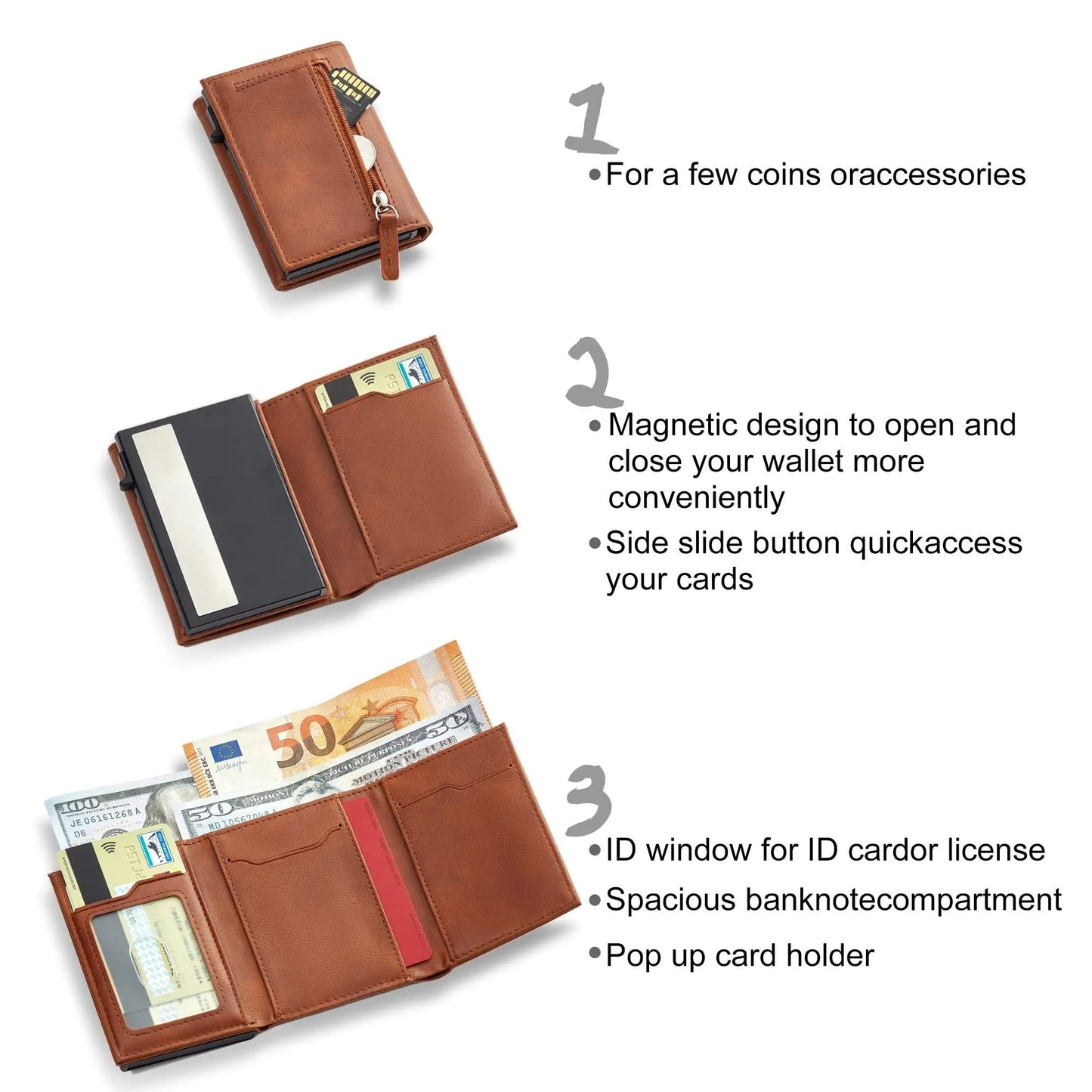 RFID Protection Slim Wallet – Keep Your Cards Safe & Organized
