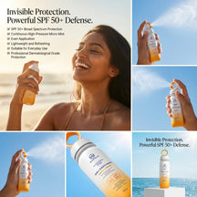 SPF 50+ Mist Spray for Instant Sun Protection