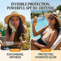 SPF 50+ Mist Spray for Instant Sun Protection