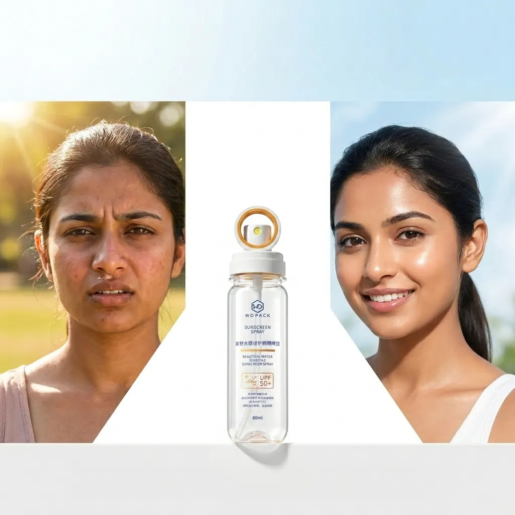 SPF 50+ Mist Spray for Instant Sun Protection