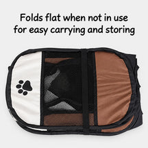 Foldable Octagonal Pet Enclosure Tent Portable Pop-Up Breathable Mesh House Shelter Cattery for Cats Dogs and Small Animals