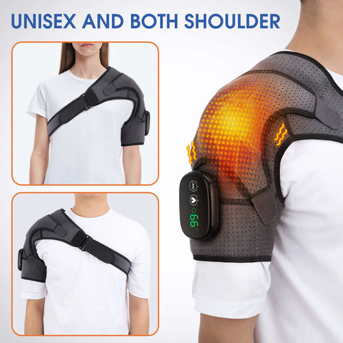 2-In-1 Electric Heated Physiotherapy Shoulder Massager Belt
