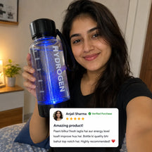 Portable Hydrogen Water Bottle with PEM Technology in 6-Minute Electrolysis for Home Office Travel & Fitness