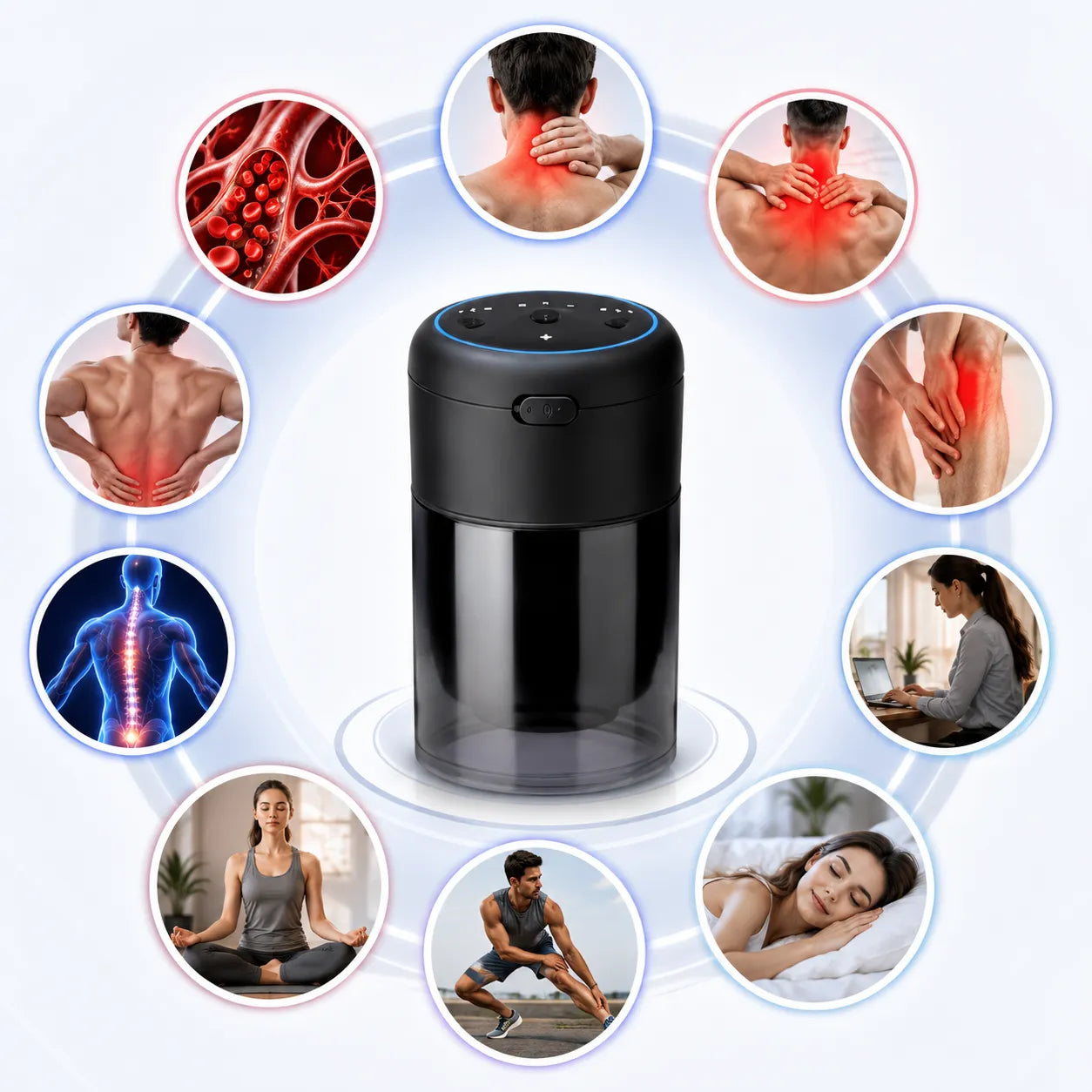 3-In-1 Heat, Suction & Massager Body Recovery TheraCup