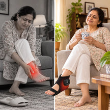 FootEase 3-in-1 Electric Heated Ankle, Foot Compression & Massager