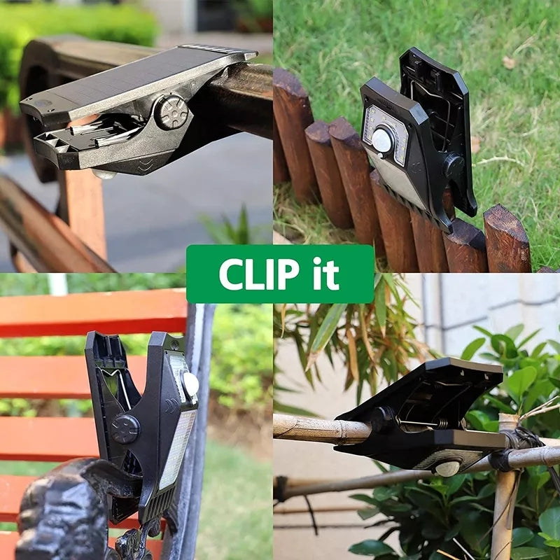 Solar Outdoor Clip Motion Sensor Light