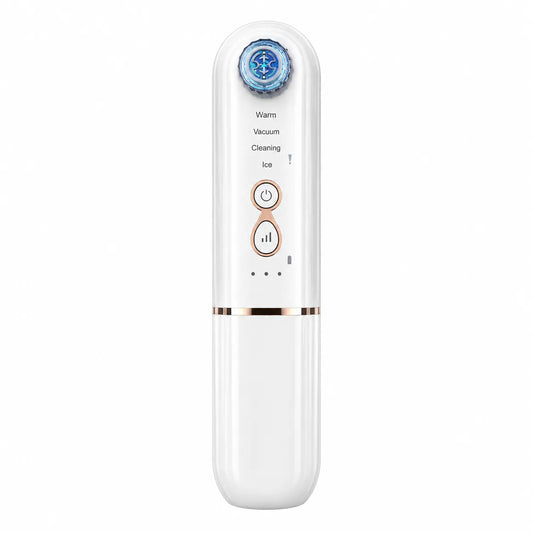 5-in-1 Hydra Facial Blackhead Removal Vacuum with Blue Light,Water and Oxygen Cycle Black Head Remover
