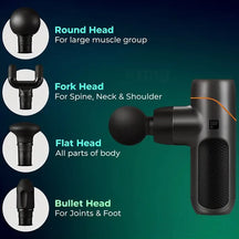 Hot & Cold Deep Tissue Massage Gun for Instant Pain Relief & Fast Recovery