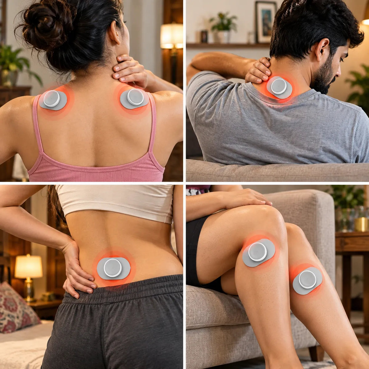 TENS Body Massager for Pain Relief - 6 Therapy Modes & 16 Intensity Levels With 7+ Days Battery Life, Back, Knee, shoulder & Sciatica Pain Nerve Stimulator For Pain Relief