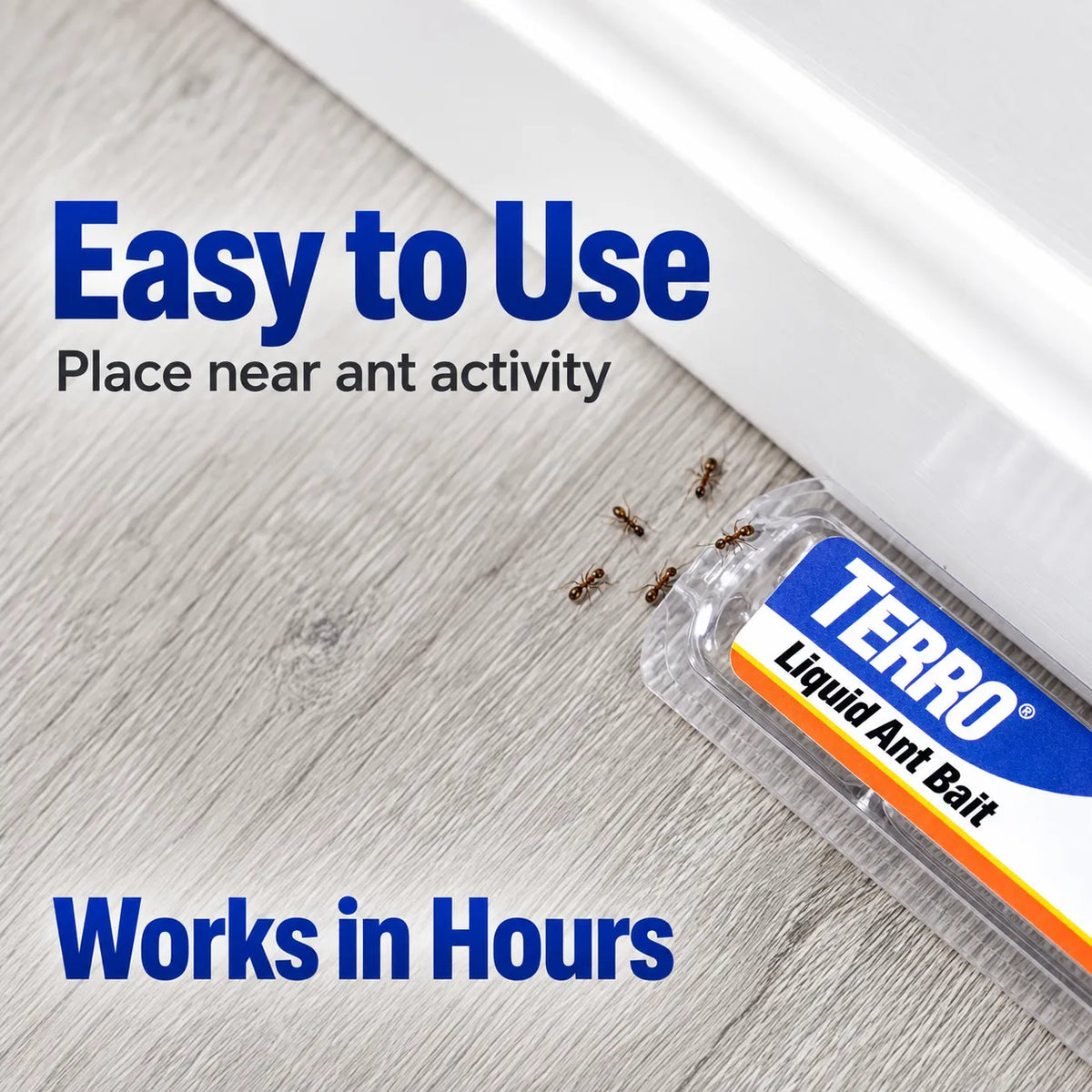 Liquid Ant Bait Stations Indoor Ant Killer Pre-Filled Snap-Off Bait Trays, Kills the Queen & the Entire Colony