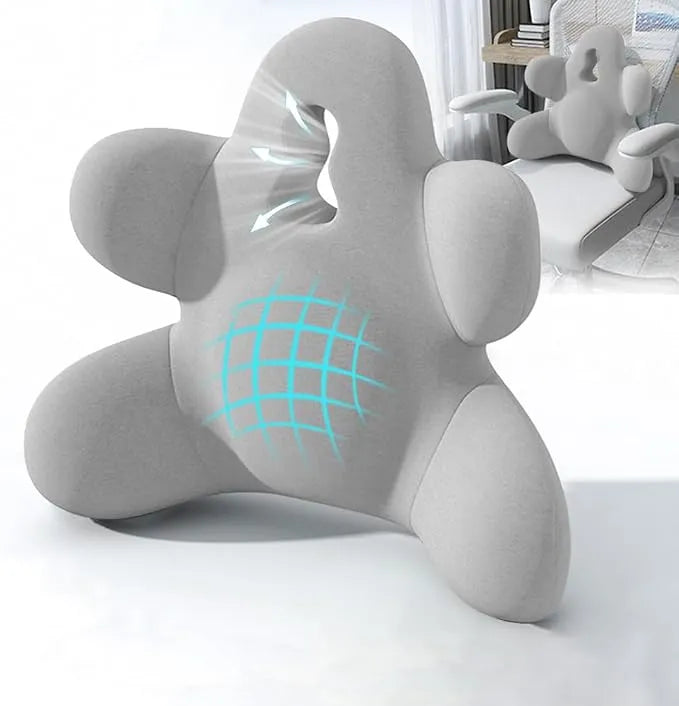 Support Pillow for Office, Car & Home Chair | Improve Lower Back Pain Relief & Sitting Posture