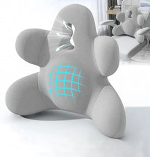 Support Pillow for Office, Car & Home Chair | Improve Lower Back Pain Relief & Sitting Posture