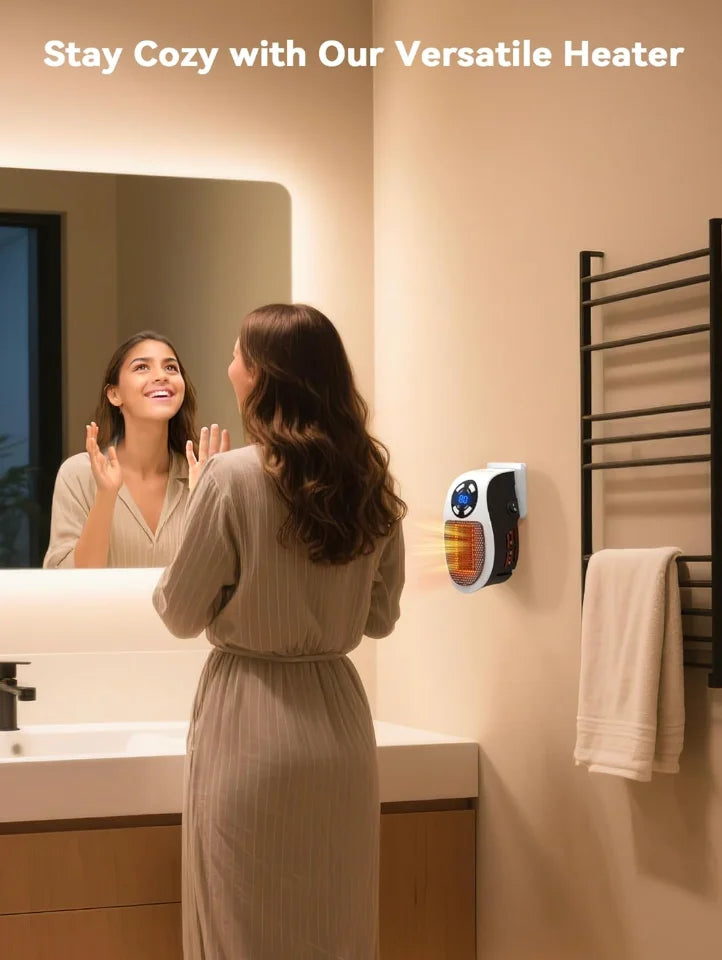 Mini Wall-Mounted Heater – Cozy Warmth Anywhere, Anytime