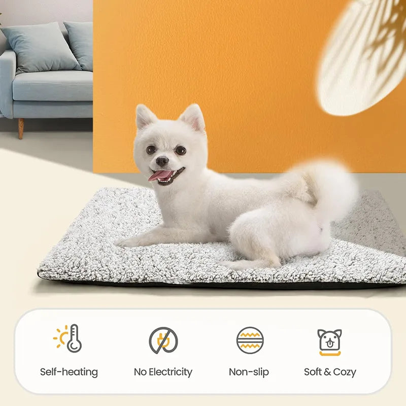 Self Heating Cat & Small Dog Mat | Warm, Soft & No Power Needed