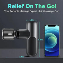 Hot & Cold Deep Tissue Massage Gun for Instant Pain Relief & Fast Recovery