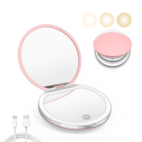 Smart Touch Portable LED Makeup Mirror