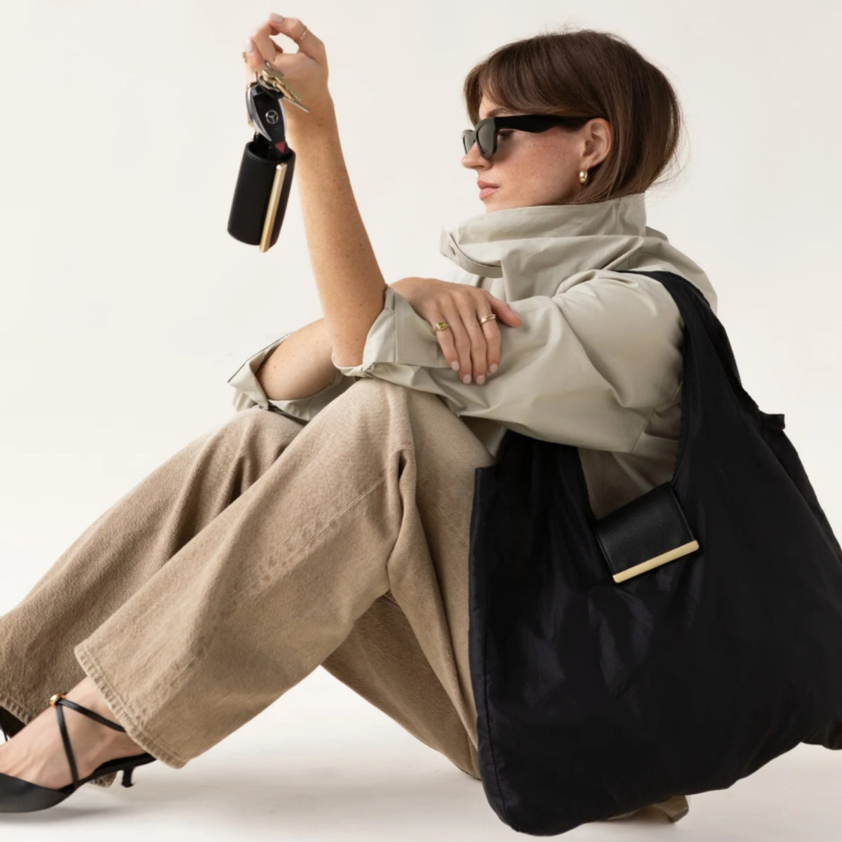 Magic Keychain Mini Tote Bag Foldable & Spacious