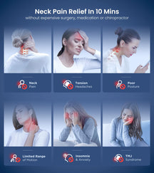 Wireless Heated Neck Stretcher & Pain Relief Pillow