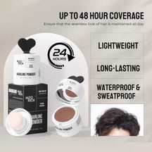 Natural Hairline Powder & Root Concealer – Instant Coverage for Thinning & Grey Roots