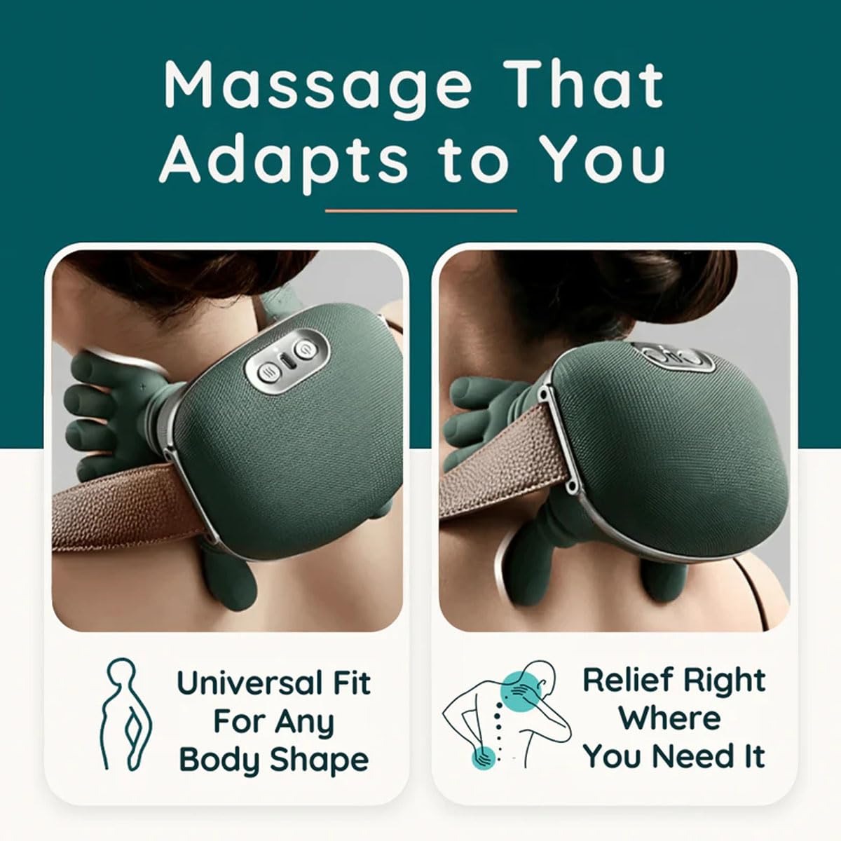 Portable Heat & Deep-Relief Body Massager