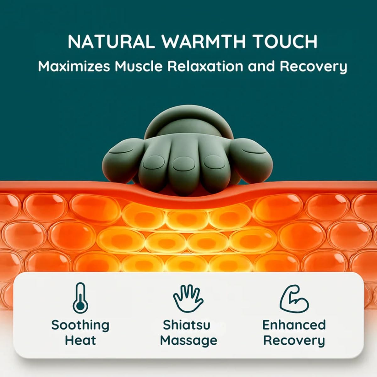 Portable Heat & Deep-Relief Body Massager