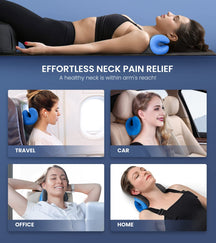 Wireless Heated Neck Stretcher & Pain Relief Pillow