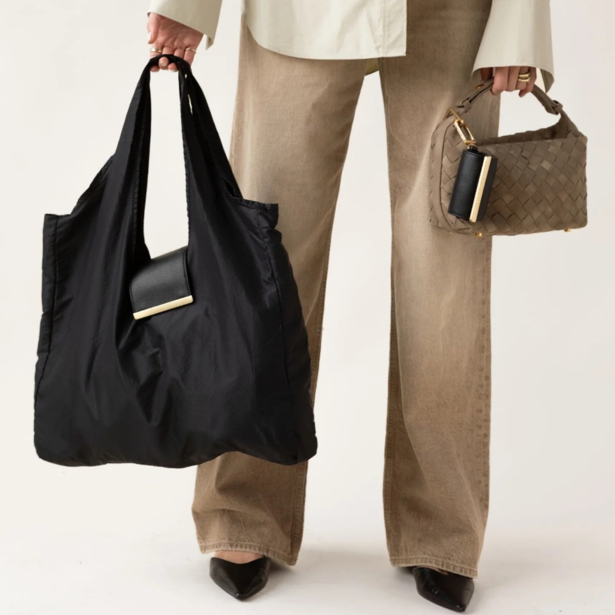 Magic Keychain Mini Tote Bag Foldable & Spacious