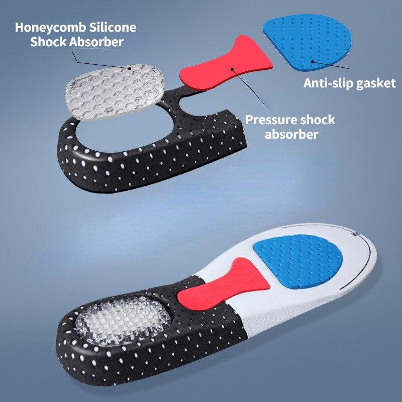 Shock-Absorb Gel Insoles – Instant Comfort & Heel Support