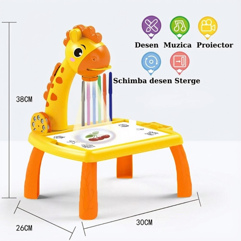 Kids Art Drawing Projector Table Toy