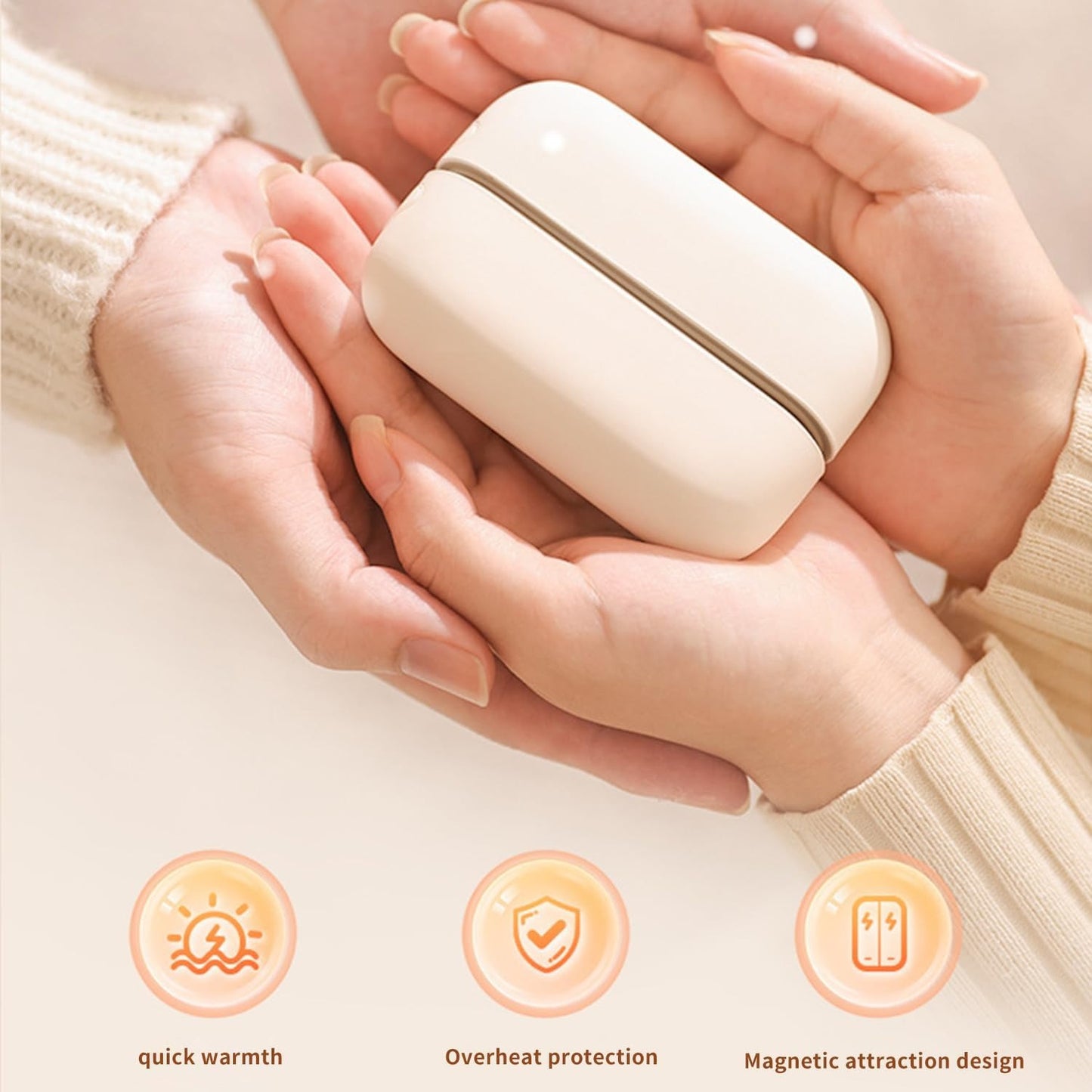 Split Portable Hand Warmer—Warm Your Hand Anytime, Anywhere