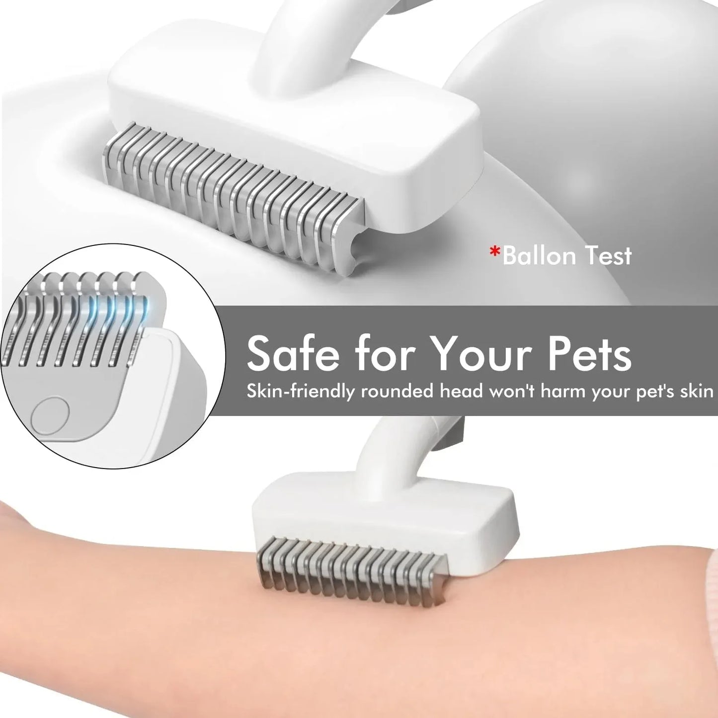 One Click Painless Pet Grooming Device