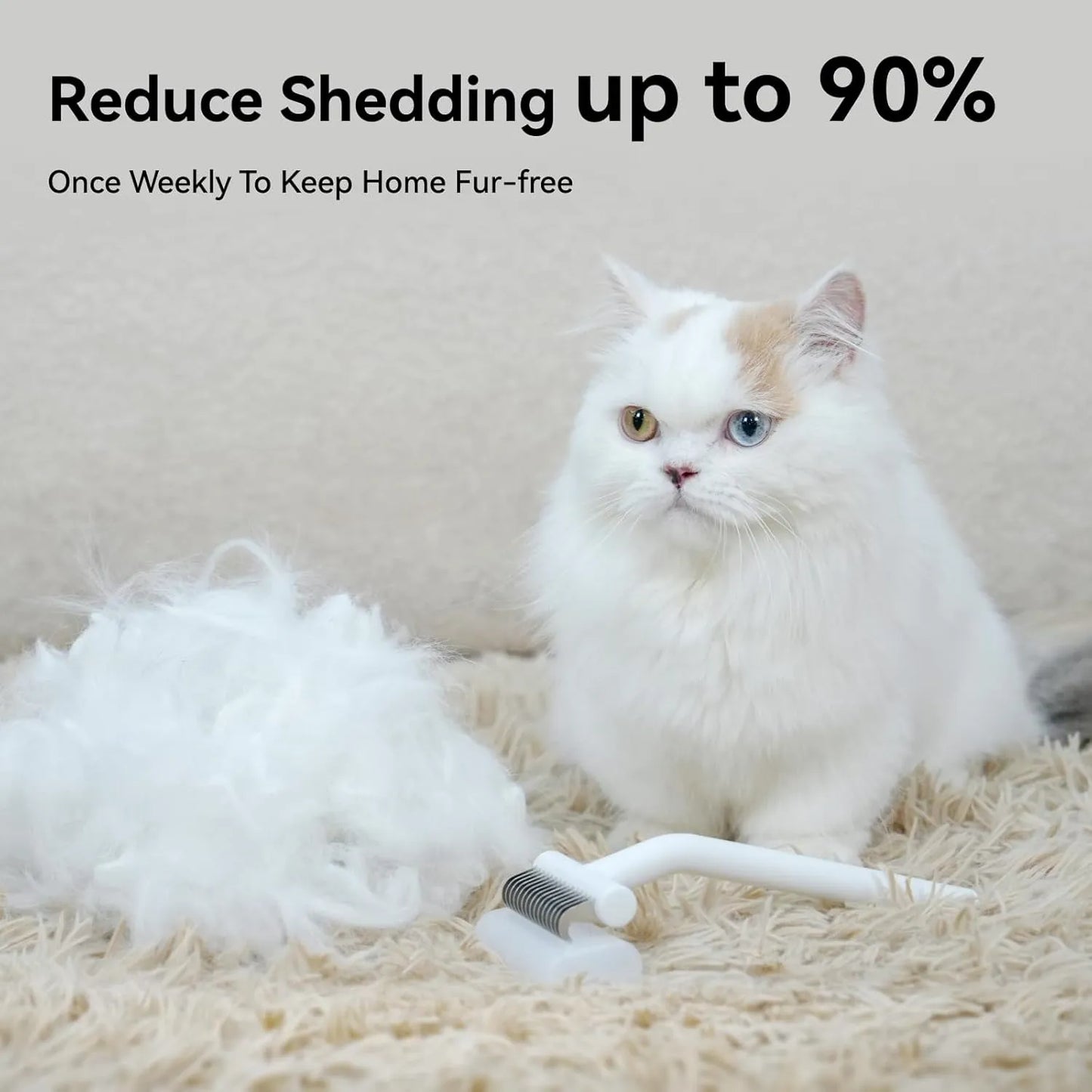 One Click Painless Pet Grooming Device