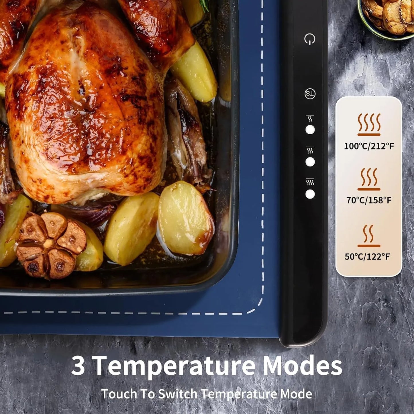 Food Heating Mat for Parties, Buffets Party, Travel, Daily Live