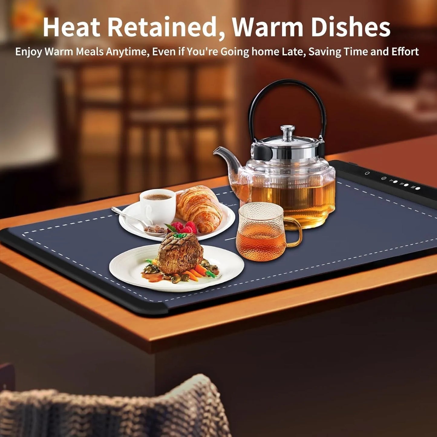 Food Heating Mat for Parties, Buffets Party, Travel, Daily Live