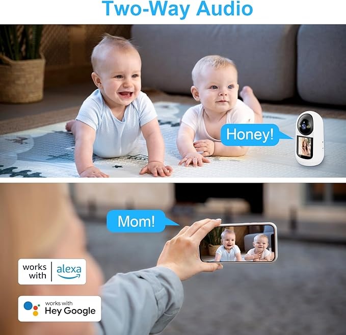 Smart Real-Time Monitoring Camera with HD Video & Motion Tracking