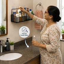 Adhesive Shower Caddy Baskets